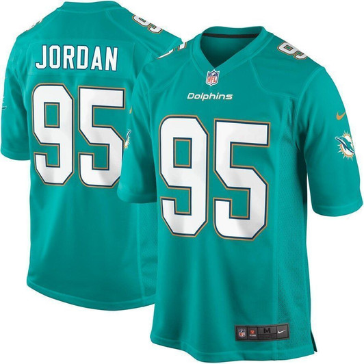 Dion Jordan Miami Dolphins Game Aqua 3D Jersey