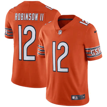 Allen Robinson Chicago Bears Team Color Vapor Untouchable Limited Orange 3D Jersey