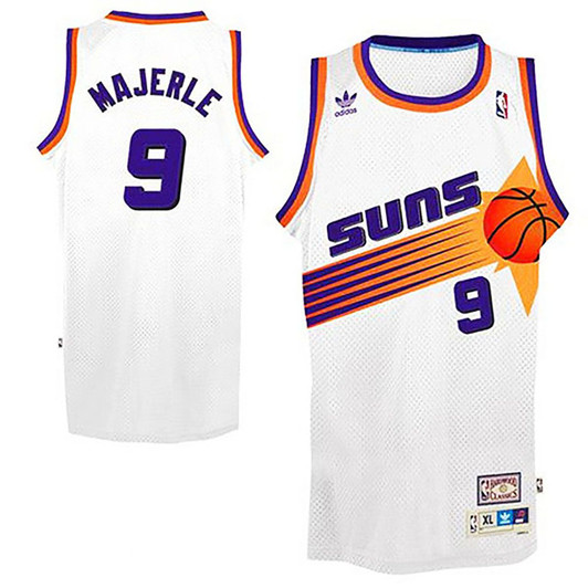 Male Dan Majerle Phoenix Suns Soul Swingman Throwback Jersey-White Jersey