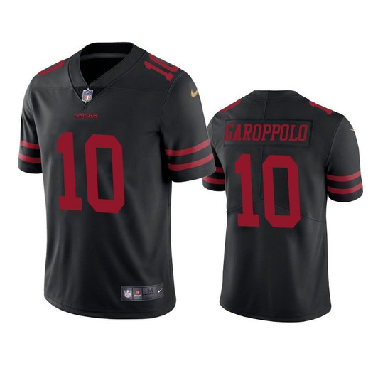 San Francisco 49Ers Jimmy Garoppolo Black Vapor Untouchable Limited 3D Jersey