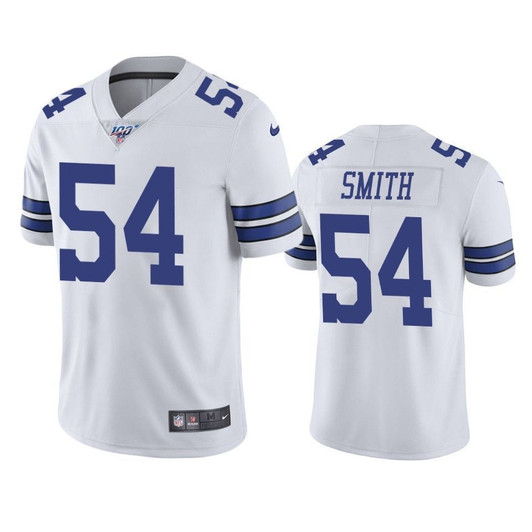 Dallas Cowboys Jaylon Smith White 100Th Season Vapor Limited 3D Jersey