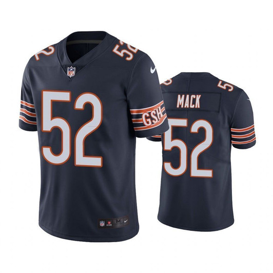 Chicago Bears Khalil Mack Navy Color Rush Limited 3D Jersey