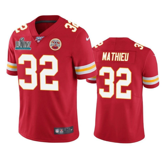 Kansas City Chiefs Tyrann Mathieu Red Super Bowl Liv Vapor Limited 3D Jersey