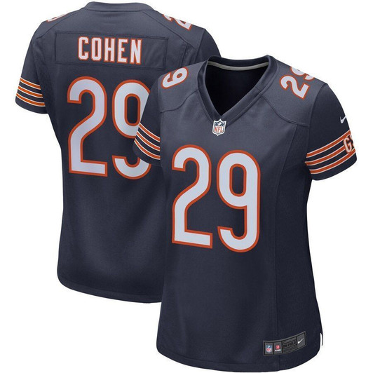Tarik Cohen Chicago Bears Wogame Navy 3D Jersey