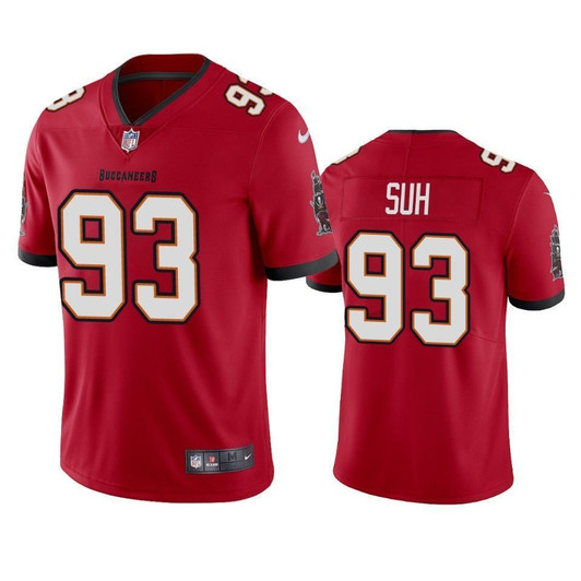 Tampa Bay Buccaneers Ndamukong Suh Red 2021 Vapor Limited Mens 3D Jersey
