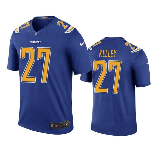 Los Angeles Chargers Joshua Kelley Royal Color Rush Legend 3D Jersey
