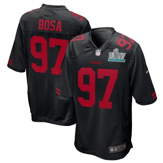 Nick Bosa San Francisco 49Ers Super Bowl Liv Game Event Black 3D Jersey