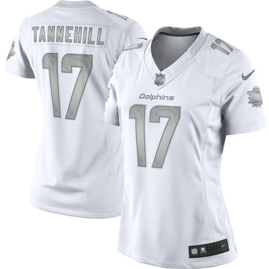 Ryan Tannehill Miami Dolphins Woplatinum White 3D Jersey