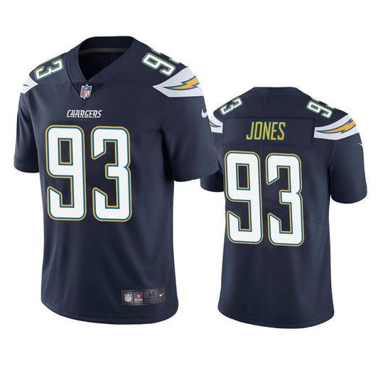 Justin Jones Los Angeles Chargers Navy Vapor Limited 3D Jersey