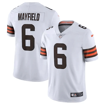 Baker Mayfield Cleveland Browns Vapor Limited White 3D Jersey