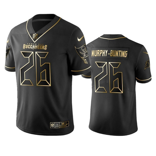 Tampa Bay Buccaneers Sean Murphy Bunting Black 2021 Vapor Limited Golden Edition 3D Jersey