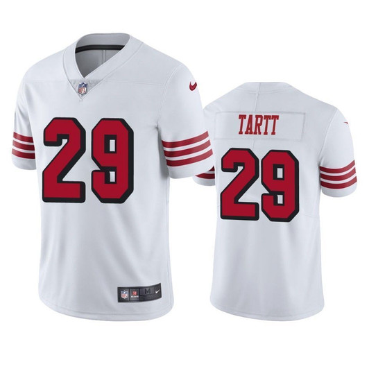 San Francisco 49Ers Jaquiski Tartt White Color Rush Limited 3D Jersey