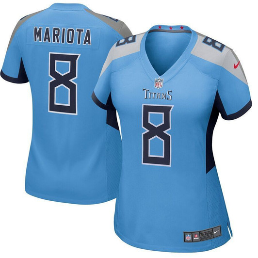 Marcus Mariota Tennessee Titans Woplayer Game Light Blue 3D Jersey