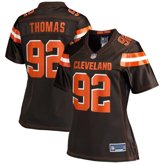 Chad Thomas Cleveland Browns Nfl Pro Line Woplayer Brown 3D Jersey