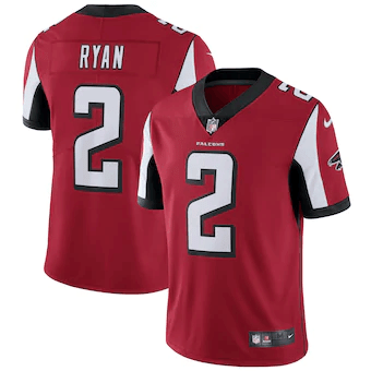 Matt Ryan Atlanta Falcons Vapor Untouchable Limited Player Red 3D Jersey