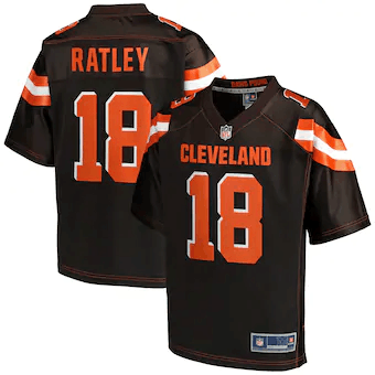Damion Ratley Cleveland Browns Nfl Pro Line Player Brown 3D Jersey
