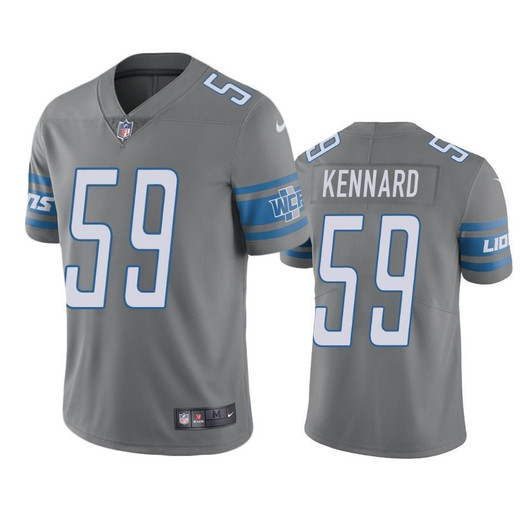 Detroit Lions Devon Kennard Gray Color Rush Limited 3D Jersey