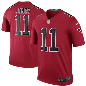 Julio Jones Atlanta Falcons Color Rush Legend Red 3D Jersey