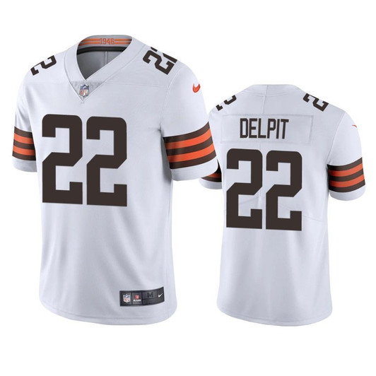 Cleveland Browns Grant Delpit White 2021 Nfl Draft Vapor Limited 3D Jersey