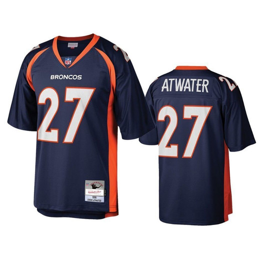 Denver Broncos Steve Atwater Navy Legacy Replica 3D Jersey