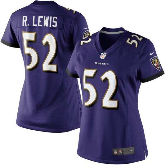 Ray Lewis Baltimore Ravens Wolimited Purple 3D Jersey