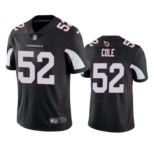 Mason Cole Arizona Cardinals Black Vapor Limited 3D Jersey