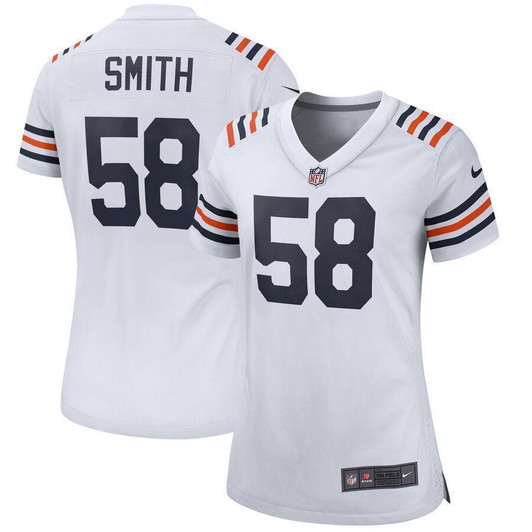 Roquan Smith Chicago Bears Wo2021 Alternate Classic Game White 3D Jersey