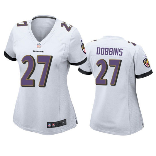 Baltimore Ravens J.K. Dobbins White 2021 Nfl Draft Game 3D Jersey
