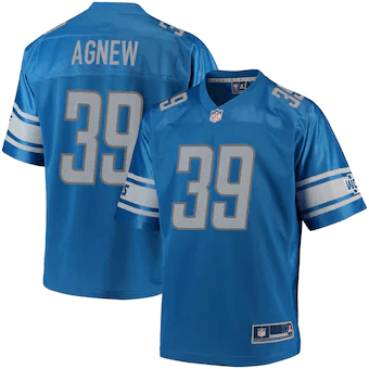 Jamal Agnew Detroit Lions Nfl Pro Line Team Color Player Blue 3D Jersey
