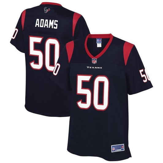 Tyrell Adams Houston Texans Nfl Pro Line Woteam Player Navy 3D Jersey