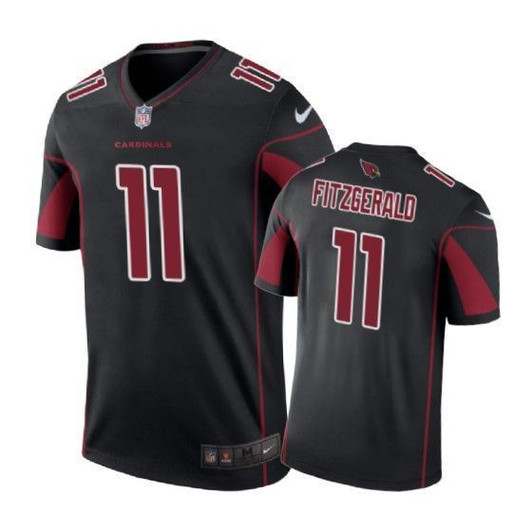 Arizona Cardinals 11 Larry Fitzgerald Color Rush Black 3D Jersey