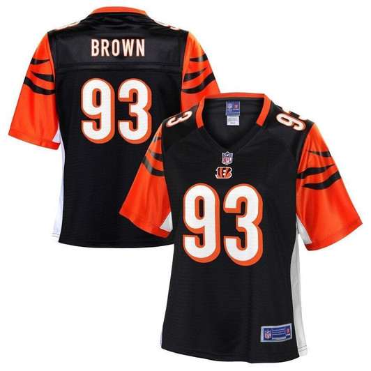 Andrew Brown Cincinnati Bengals Nfl Pro Line Woplayer Black 3D Jersey
