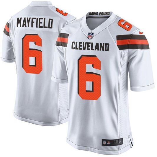 Baker Mayfield Cleveland Browns Game White 3D Jersey