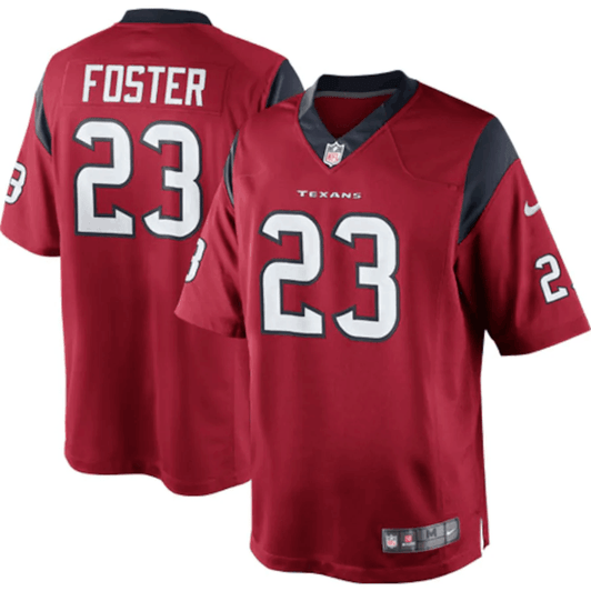 Arian Foster Houston Texans Alternate Limited Red 3D Jersey
