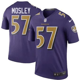 C.J. Mosley Baltimore Ravens Color Rush Legend Purple 3D Jersey