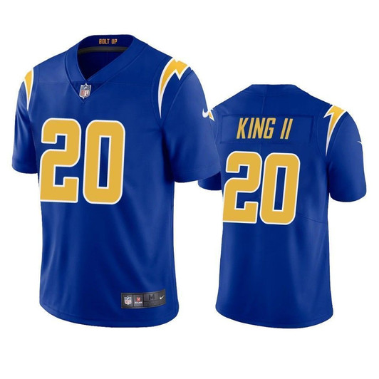 Los Angeles Chargers Desmond King Royal 2021 2Nd Alternate Vapor Limited Mens 3D Jersey