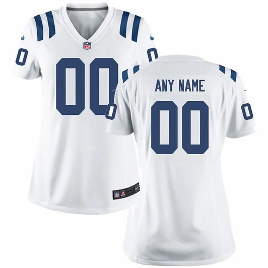Indianapolis Colts Wocustom Game White 3D Jersey