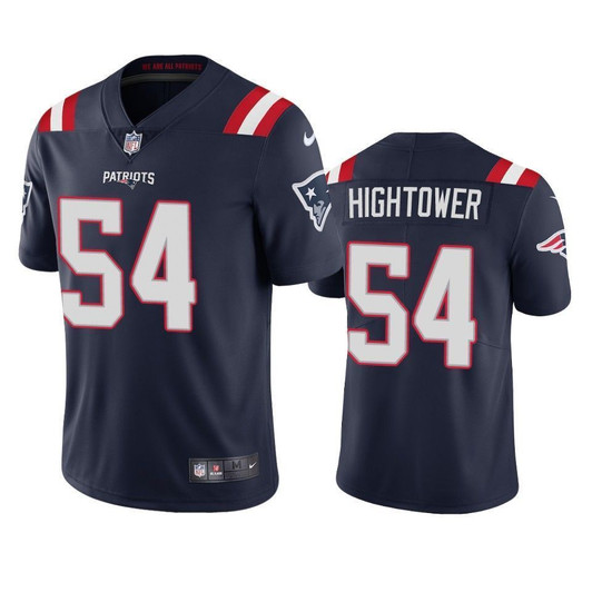 New England Patriots Dont'A Hightower Navy 2021 Vapor Limited Mens 3D Jersey