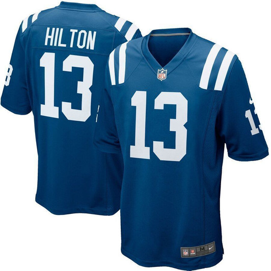 T.Y. Hilton Indianapolis Colts Game Royal Blue 3D Jersey