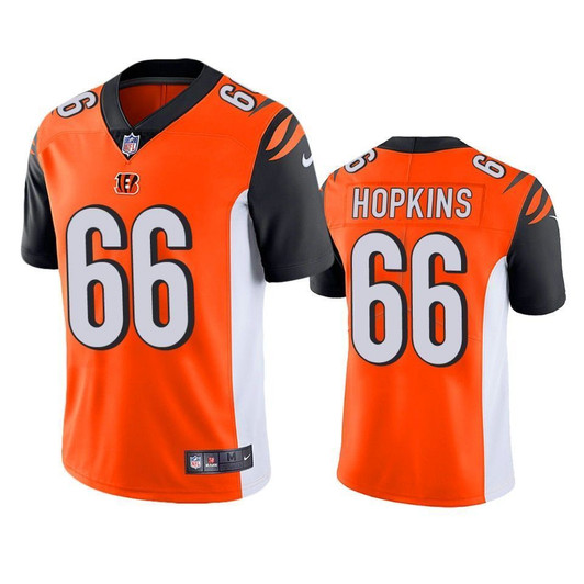Cincinnati Bengals Trey Hopkins Orange Vapor Limited 3D Jersey
