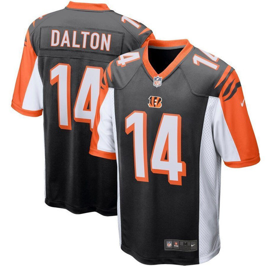 Andy Dalton Cincinnati Bengals Player Game Black 3D Jersey