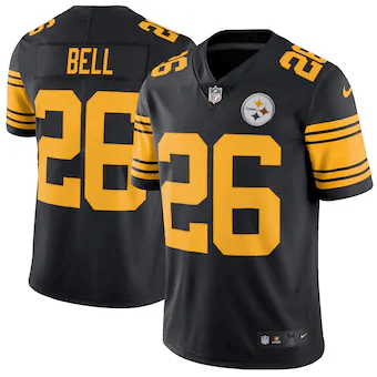 Le'Veon Bell Pittsburgh Steelers Vapor Untouchable Color Rush Limited Player Black 3D Jersey