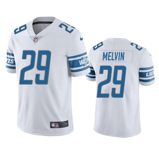 Rashaan Melvin Detroit Lions White Vapor Limited 3D Jersey