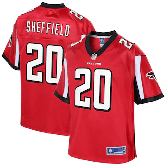 Kendall Sheffield Atlanta Falcons Nfl Pro Line Team Player Red 3D Jersey