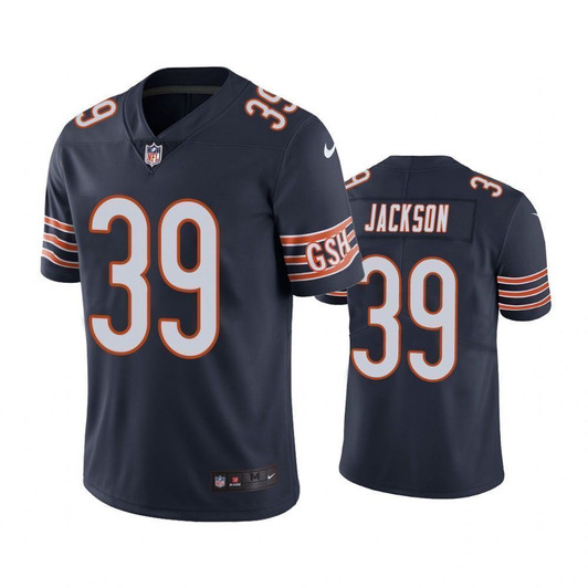 Chicago Bears Eddie Jackson Navy Color Rush Limited 3D Jersey