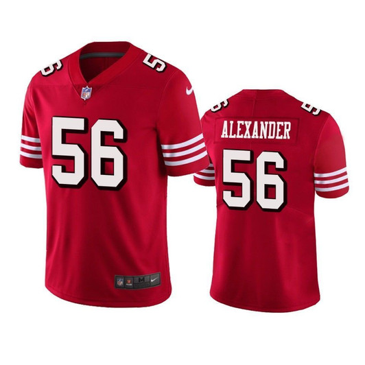 San Francisco 49Ers 56 Kwon Alexander Scarlet Vapor Untouchable Limited Mens 3D Jersey