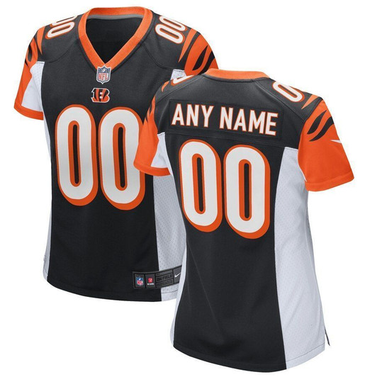 Cincinnati Bengals Wo2018 Custom Game Black 3D Jersey