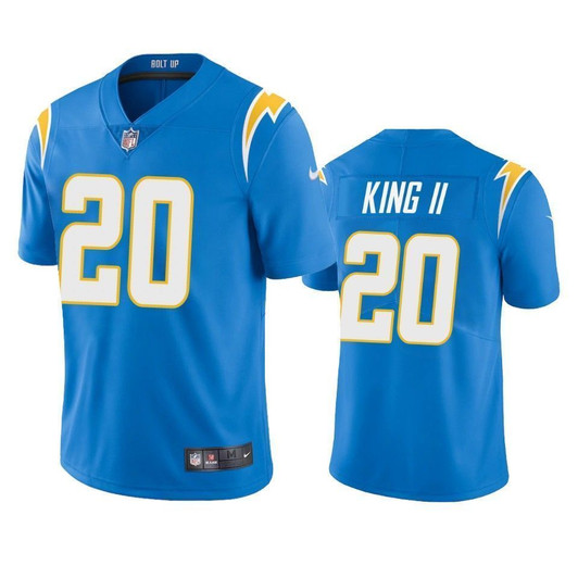 Los Angeles Chargers Desmond King Powder Blue 2021 Vapor Limited Mens 3D Jersey
