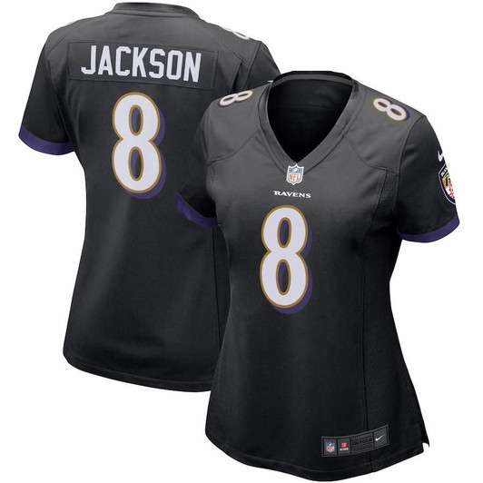 Lamar Jackson Baltimore Ravens Wogame Black 3D Jersey