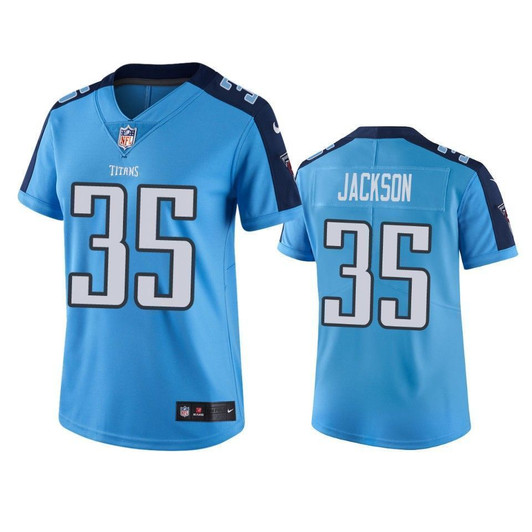 Tennessee Titans Chris Jackson Light Blue Vapor Limited 3D Jersey